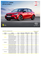 Opel Corsa - cennik 2021-0